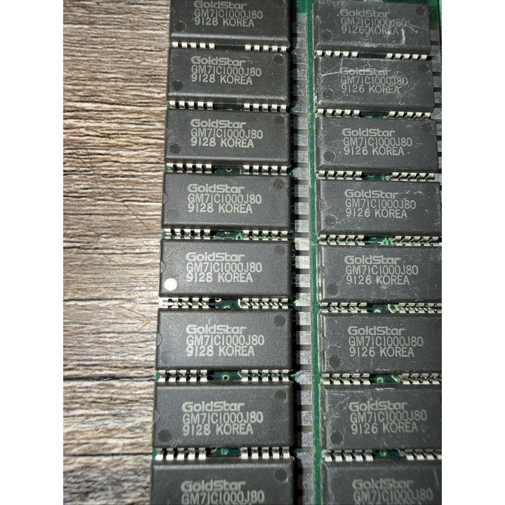 MPM MEMORY GOLDSTAR GM71C1000J80 KOREA ram memory / Bundle Of 3 / Untested - Picture 2 of 4